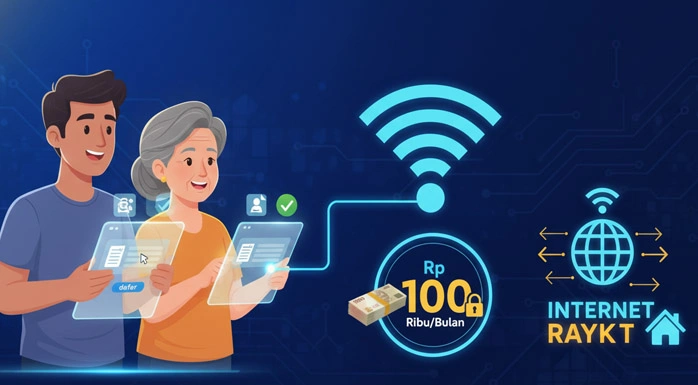 Cara Daftar Internet Rakyat: Langganan Murah Rp100 Ribu per Bulan